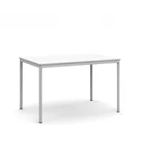 Esstisch, 1200 x 800 mm, Gestell grau, weiße