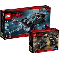 Lego Super Heroes Set - Batman Batmobile: Verfolgung des Pinguins 76181 + Batman & Selina Kyle: Verfolgungsjagd auf dem Motorrad 76179