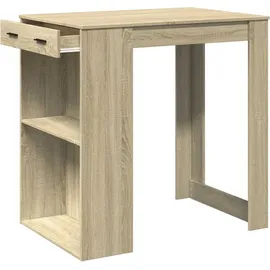 vidaXL Bartisch Sonoma-Eiche 102 x 70 x 103,5 cm Braun