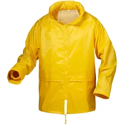 Craftland Regenjacke Herning gelb PVC beschichtet, Größe: S