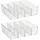 mDesign Aufbewahrungsbox 35,6 x 30,5 x 10,4 cm 2-tlg. transparent