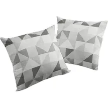 Wirth Kissenbezug Berlare 40 x 40 cm Grau