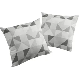 Wirth Kissenbezug Berlare 40 x 40 cm Grau