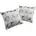 Wirth Kissenbezug Berlare 40 x 40 cm Grau