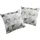 Wirth Kissenbezug Berlare 40 x 40 cm Grau