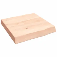 vidaXL Wandregal 40 x 40 x 6 cm Eiche Unbehandelt