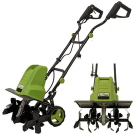 Trutzholm Motorhacke 24 Hackmesser 45cm breit 22 cm tief 1500W Bodenhacke Transporträde...