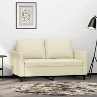3-Sitzer-Sofa Kunstleder Couch Garnitur Sofagarnitur Schlaffunktion Wohnlandsch
