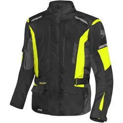 Germot Aron Motorradjacke - schwarz-neongelb - L