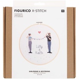 Rico Design Stickpackung Figurico Girlfriend & Boyfriend