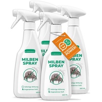 Silberkraft Insektenspray Milbenspray für Matratzen & Textil - Milben im Bett bekämpfen, 500 ml, 4-St.