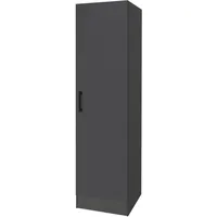 kochstation Seitenschrank KS-Toronto 50 x 60 x 200 cm Schwarz