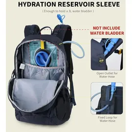 luxuskollektion BOGDA 35L Wanderrucksack Blau