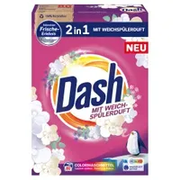 Dash 2 in 1 Colorwaschmittel mit Weichspülerduft 503063 , 1 Packung = 4,8 kg, für ca. 80 Waschladungen