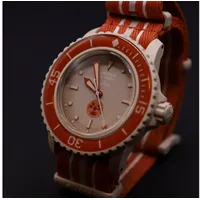 Swatch x Blancpain Arctic Ocean Automatikuhr Bioceramic Scuba Fifty Fathoms