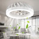 Deckenventilator Mit Beleuchtung, Ø46CM RGB Deckenventilator Mit Licht Und Fernb
