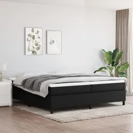 vidaXL Boxspringbett 200 x 200 cm Schwarz