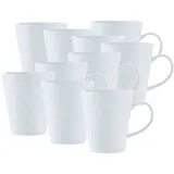 Maxwell & Williams Kaffeebecher 0,35 l Weiß 10 St.