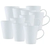 Maxwell & Williams Kaffeebecher 0,35 l Weiß 10 St.