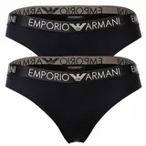 Emporio Armani Iconic Microfiber 2er Pack Schwarz XS