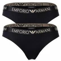 Emporio Armani Iconic Microfiber 2er Pack Schwarz XS