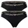 Emporio Armani Iconic Microfiber 2er Pack Schwarz XS