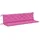 vidaXL Bankauflage 200 x 50 x 7 cm rosa 2 St.