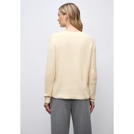 STREET ONE V-Ausschnitt-Pullover Beige M