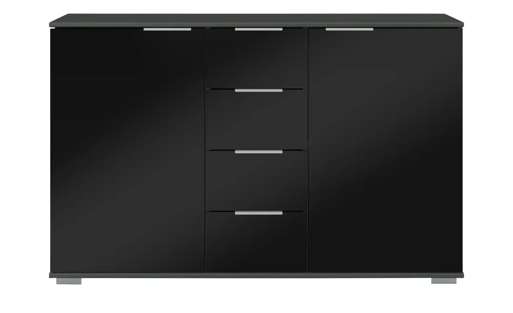 Kombikommde  Easy Plus C ¦ schwarz ¦ Maße (cm): B: 130 H: 83 T: 41.0