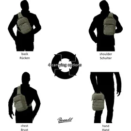 Brandit Textil Us Cooper M 8l Umhängetasche Olive One Size