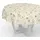 ANRO Wachstuchtischdecke abwaschbar Rund 140 cm Beige