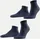 Falke Sneakersocken 2er Pack Blau 47-50
