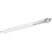Swarovski Crystalline Kugelschreiber, Achteckform, Schneeflocke, Weiß, Weiß lackiert