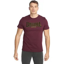 Lonsdale Classic Kurzarm-t-shirt - Oxblood - M