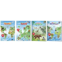 TRÖTSCH Beschäftigungsbuch Mein erster Weltatlas 74972/74973/74921/74922 4 Titel