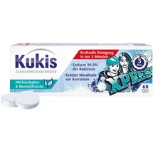 Kukident Kukis Zahnspangen-Reiniger Tabs 3 x 60 Stück