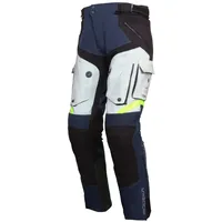 Modeka Panamericana II Textilhose wasserdicht - Dunkelblau/Hellgrau/Schwarz - XL