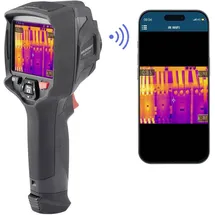 VOLTCRAFT Wärmebildkamera WB-420 -20 bis 550 °C 256 x 192 Pixel 25 Hz integrierte Digitalkamera, Touchscreen, WiFi, 2m fallsicher