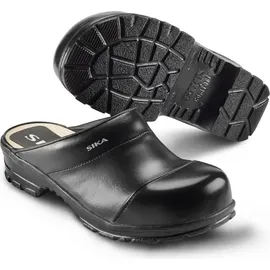 Sika Sicherheitsschuh Comfort offener Clog Schwarz-39 - Schwarz - 39
