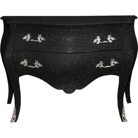 Casa Padrino Barock Kommode 120 cm Schwarz