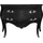 Casa Padrino Barock Kommode 120 cm Schwarz
