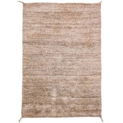 PRO NATURA Shaggy Eco 120 x 180 cm Kunststoff Beige Sand