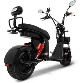 Rolektro Rolektro, E-Chopper 45, Schwarz, 45 km/h, 2 x 60V-25,6Ah Lithium-Akku, 3000 Watt - Schwarz