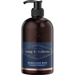 Gillette King C. Gillette Beard& Face Wash 350ML - Abverkauf