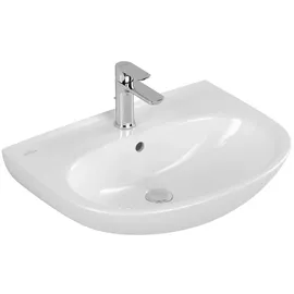 Villeroy & Boch V&B Waschtisch O.Novo 60x46cm, ov., m Hahnl., m Überlauf, weiß