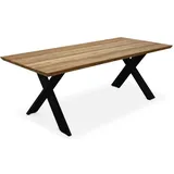 SENS-LINE Hamilton Gartentisch 220 x 100 x 75 cm Grau