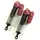 Absima Stoßdämpfer Aluminium Schwarz/Rot 2330083