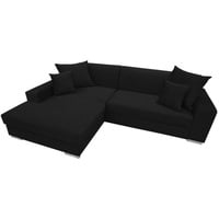 JVmoebel Ecksofa, Sofa Schlafsofa Designer Sofas mit Bettfunktion Ecksofa Couch NEU schwarz