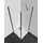 WELLTIME Eckdusche WELLTIME "Florenz Black", schwarz, B:90cm H:190cm T:90cm, Duschkabinen, Duschabtrennung mit Drehtüren, Spritzschutz im Bad