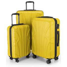 suitline Koffer-Set 3-tlg. gelb